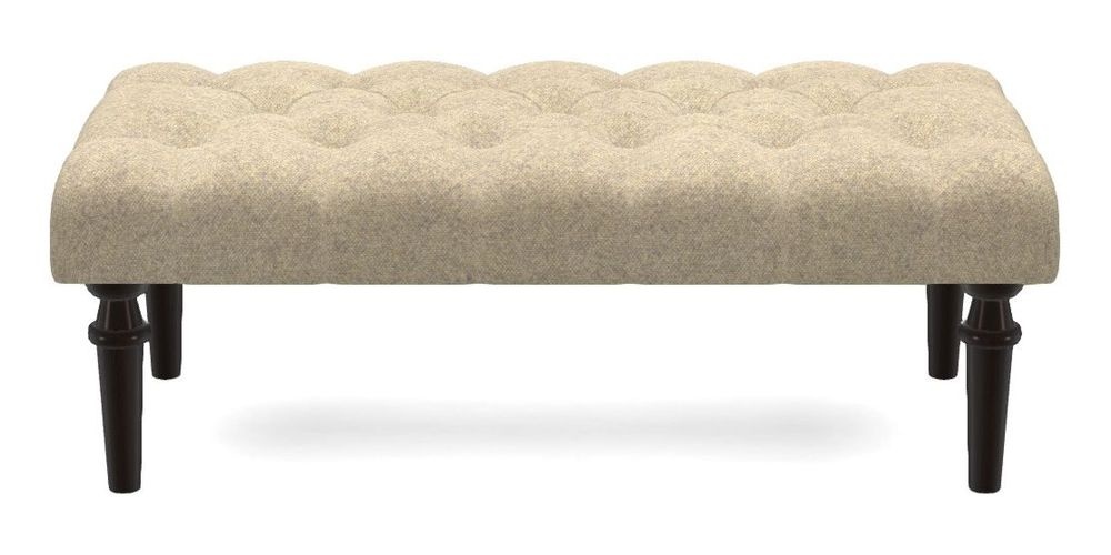 Small Buttoned Footstool