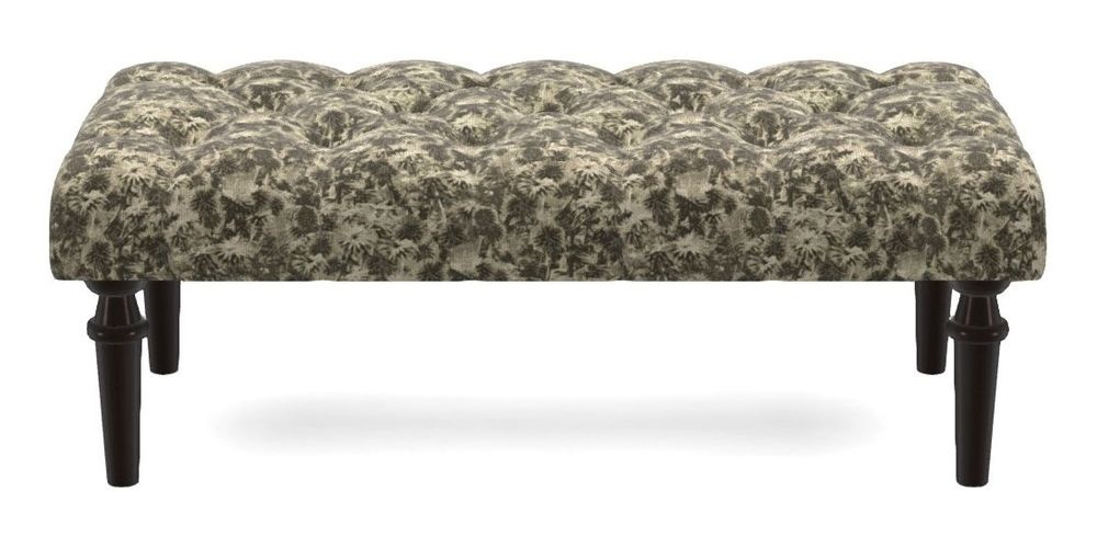 Small Buttoned Footstool
