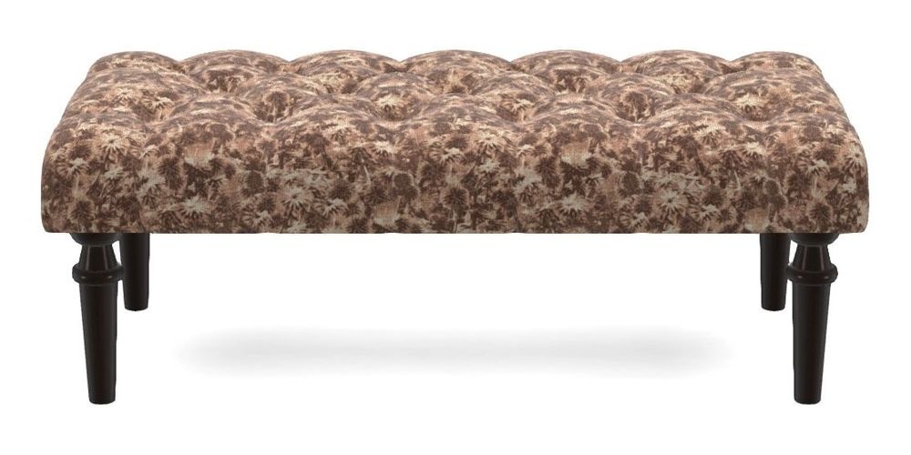 Small Buttoned Footstool