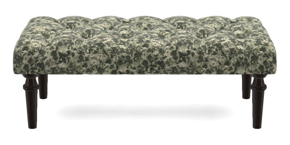 Small Buttoned Footstool