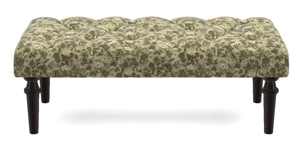 Small Buttoned Footstool