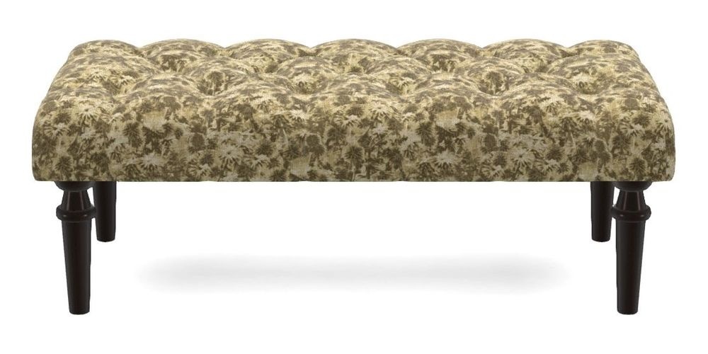 Small Buttoned Footstool