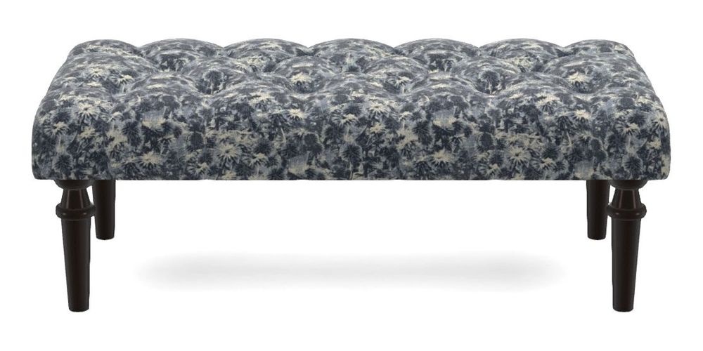 Small Buttoned Footstool