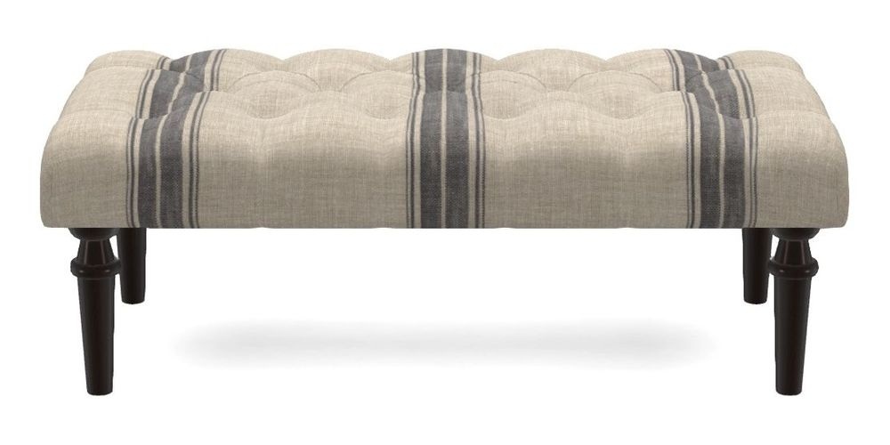 Small Buttoned Footstool