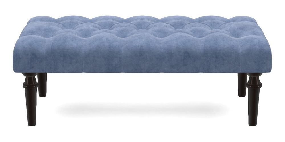 Small Buttoned Footstool