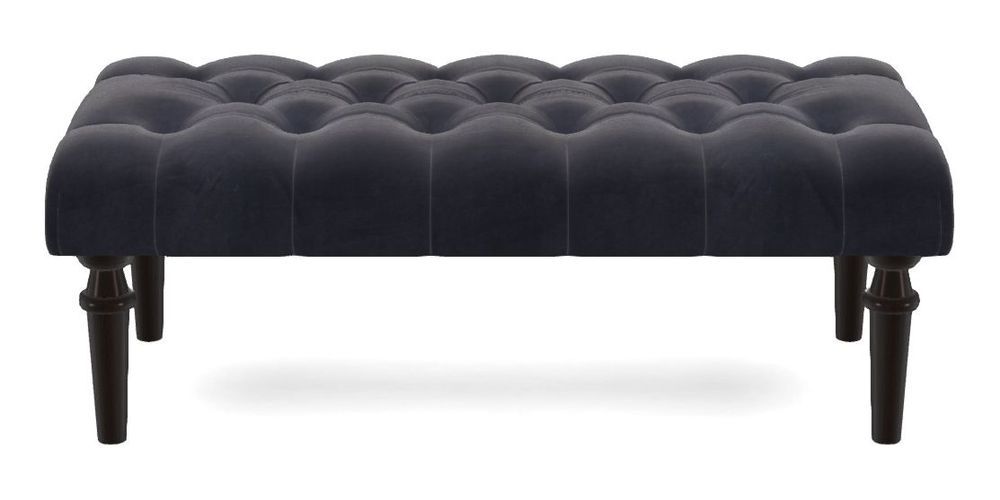 Small Buttoned Footstool