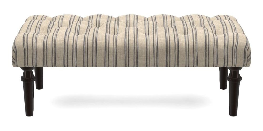 Small Buttoned Footstool