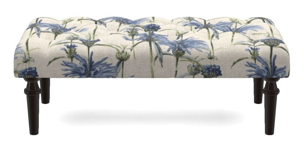 Small Buttoned Footstool