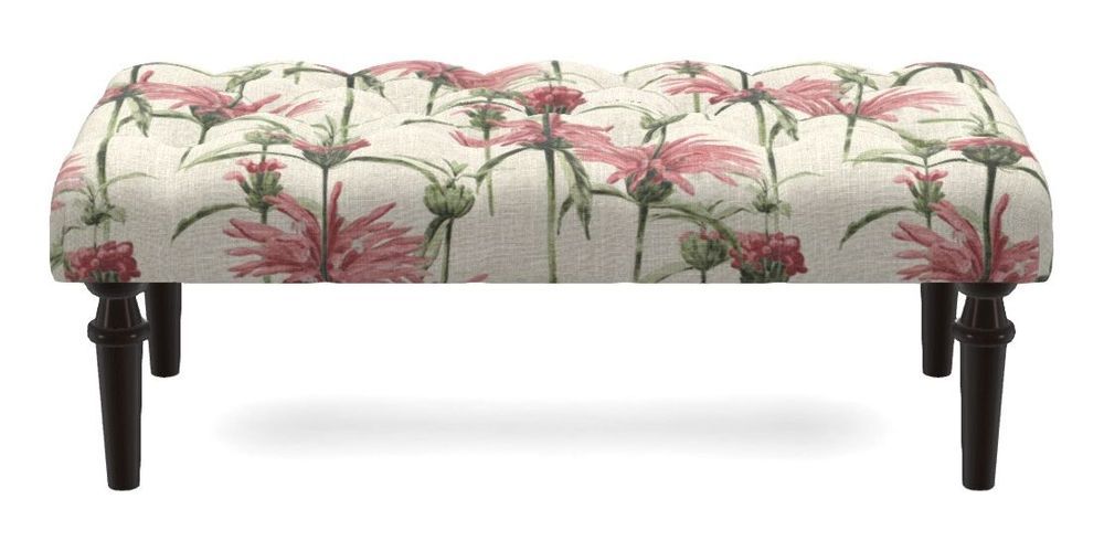 Small Buttoned Footstool