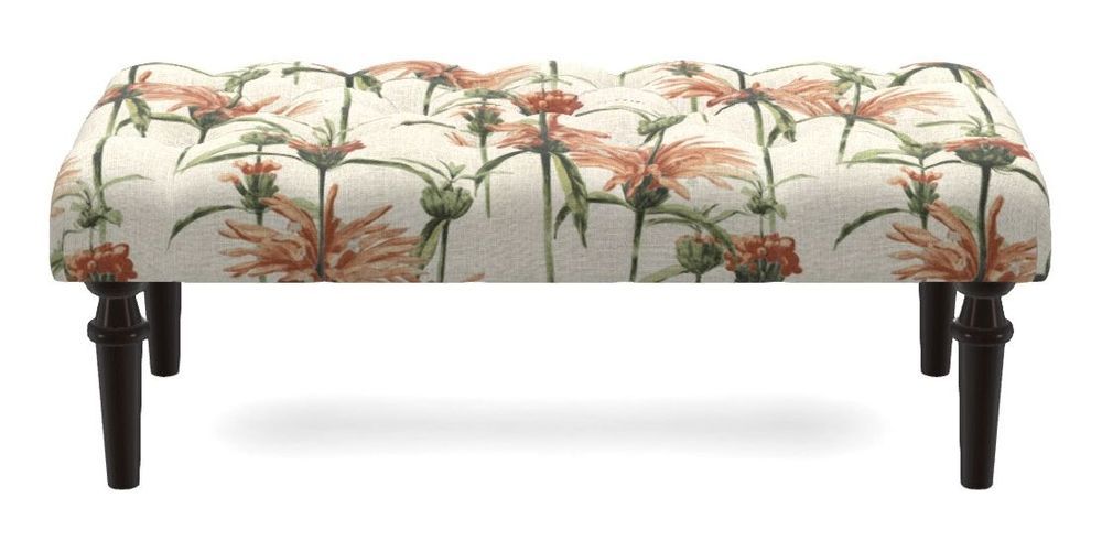 Small Buttoned Footstool