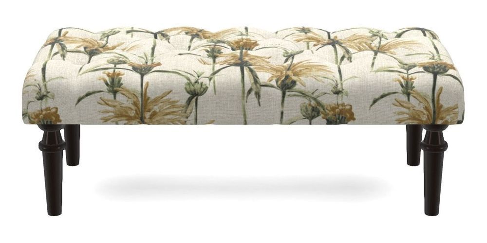 Small Buttoned Footstool