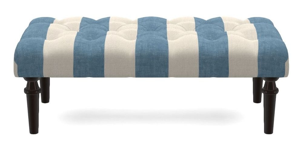 Small Buttoned Footstool