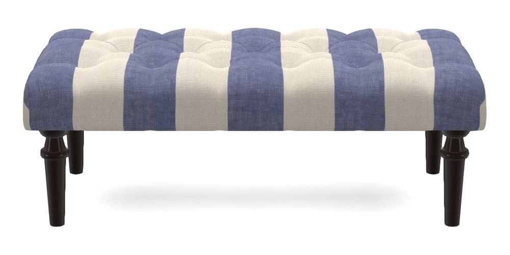 Small Buttoned Footstool