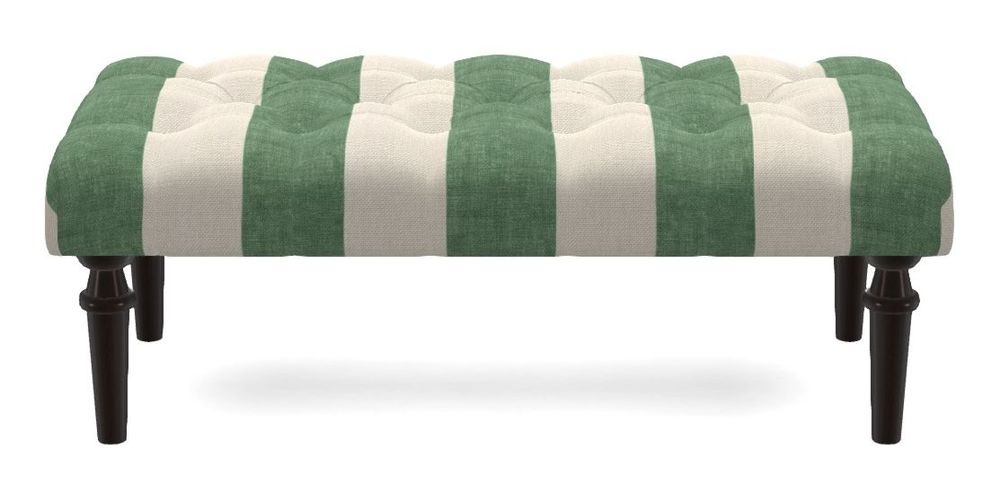 Small Buttoned Footstool