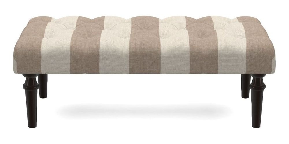 Small Buttoned Footstool