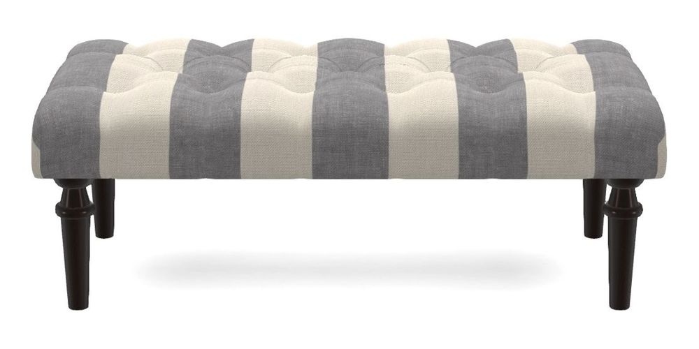 Small Buttoned Footstool