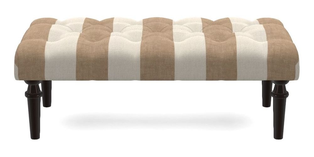 Small Buttoned Footstool