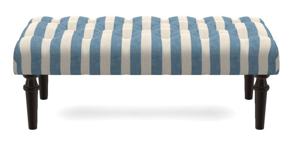 Small Buttoned Footstool