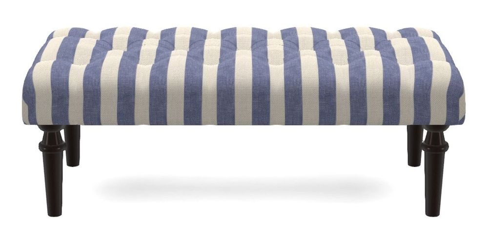 Small Buttoned Footstool