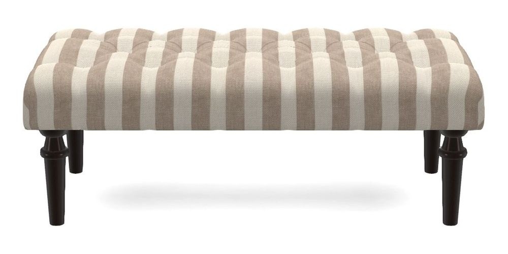 Small Buttoned Footstool