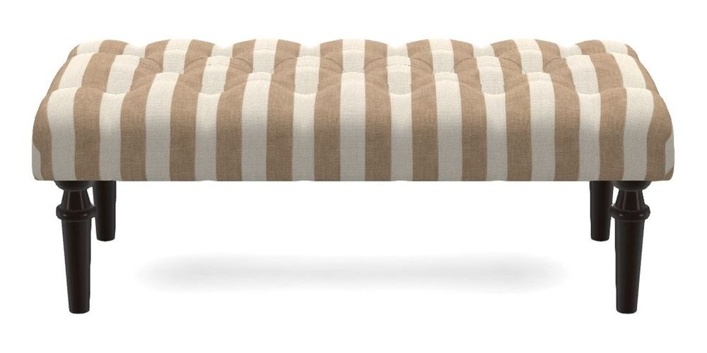 Small Buttoned Footstool