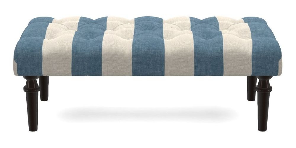 Small Buttoned Footstool