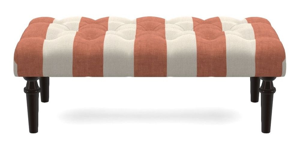 Small Buttoned Footstool