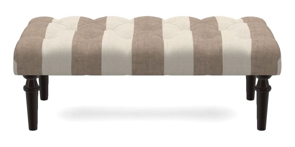 Small Buttoned Footstool