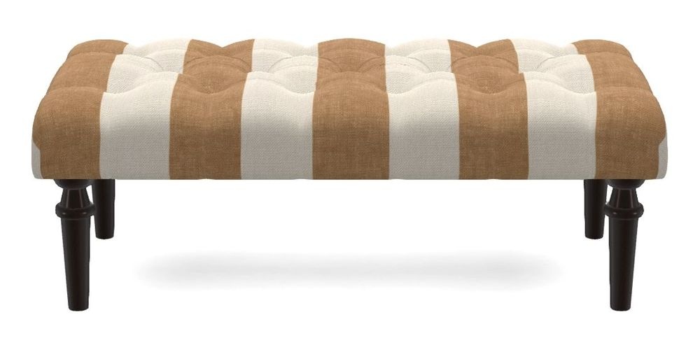 Small Buttoned Footstool