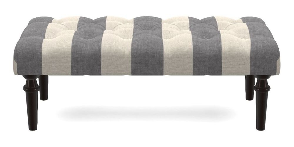 Small Buttoned Footstool