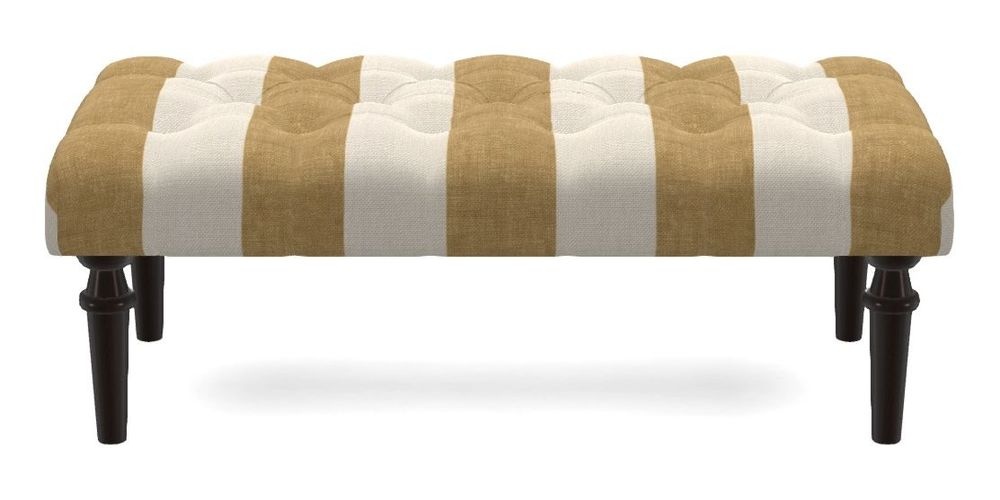 Small Buttoned Footstool