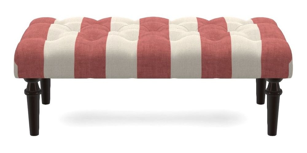 Small Buttoned Footstool