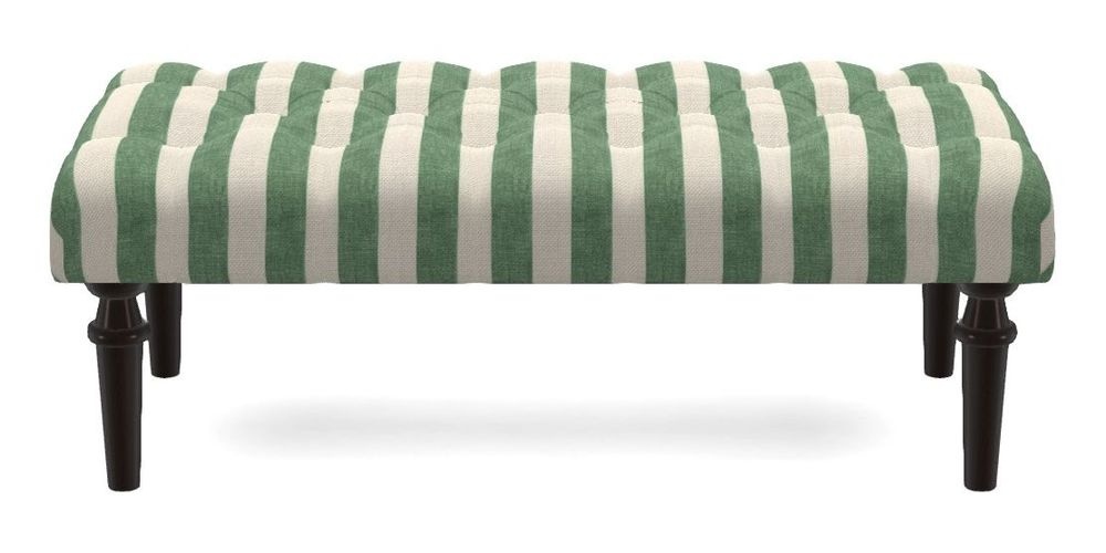 Small Buttoned Footstool