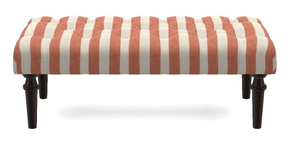 Small Buttoned Footstool