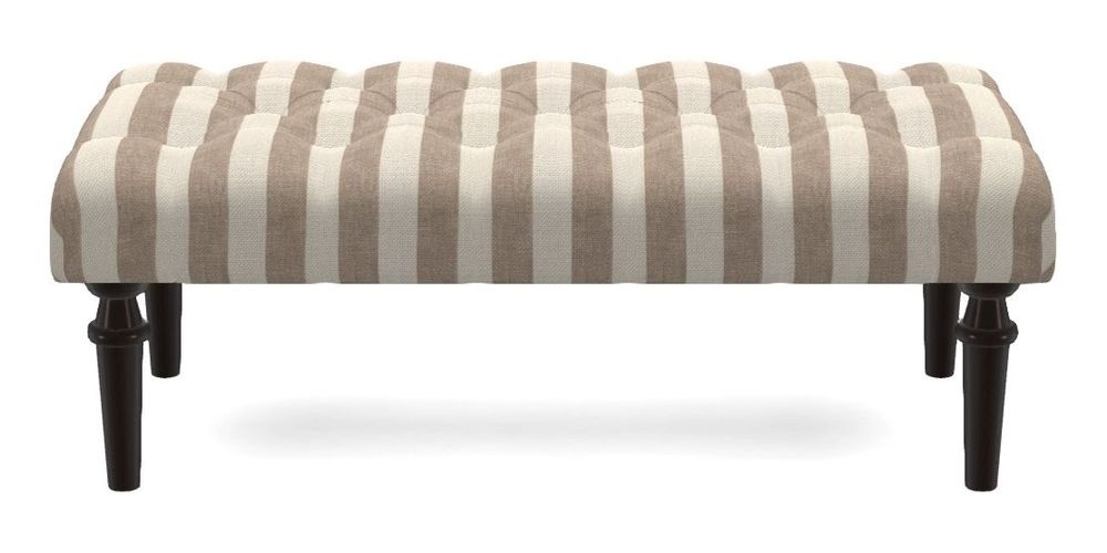 Small Buttoned Footstool