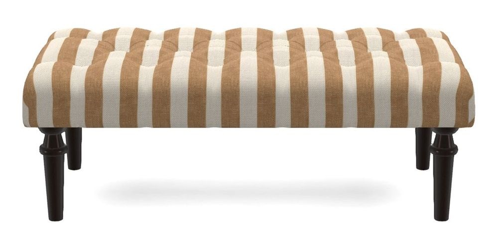 Small Buttoned Footstool