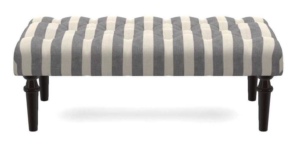 Small Buttoned Footstool