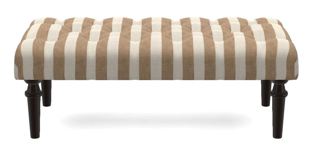 Small Buttoned Footstool