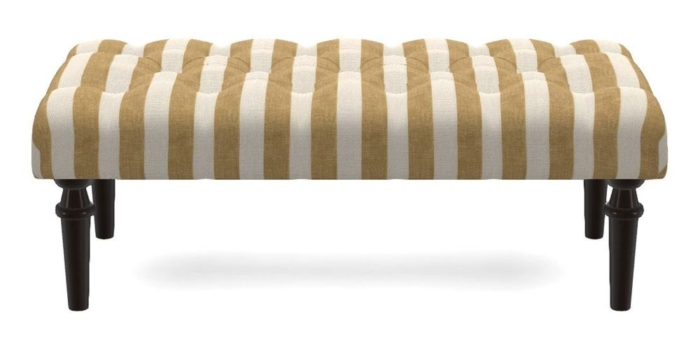 Small Buttoned Footstool