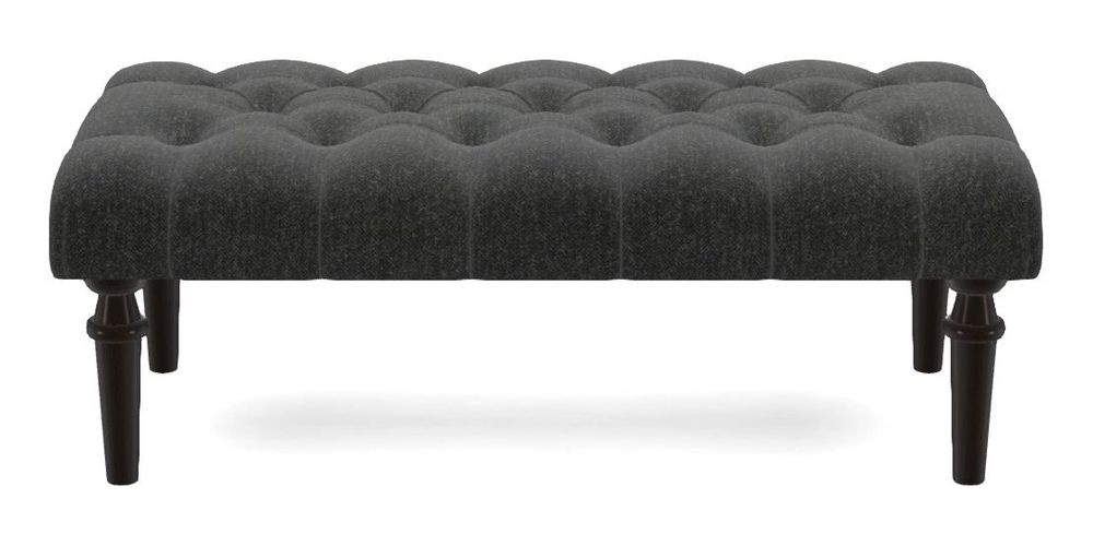 Small Buttoned Footstool