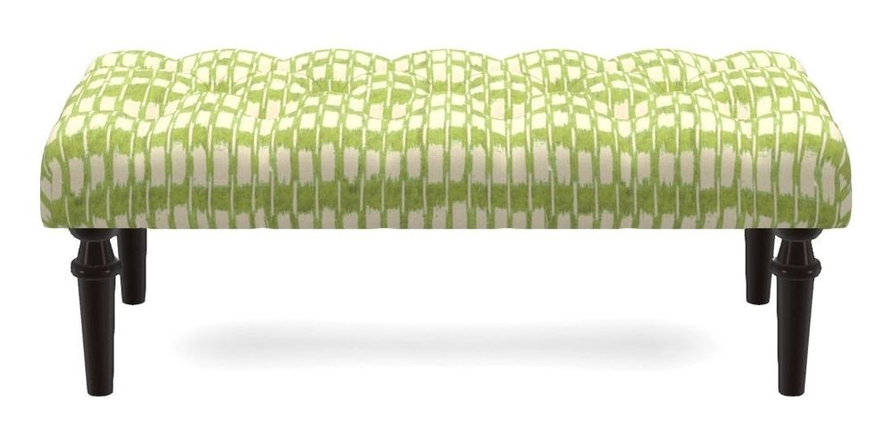 Small Buttoned Footstool