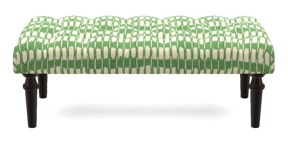 Small Buttoned Footstool