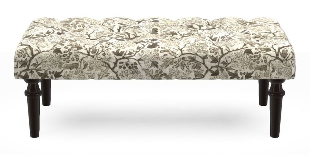 Small Buttoned Footstool