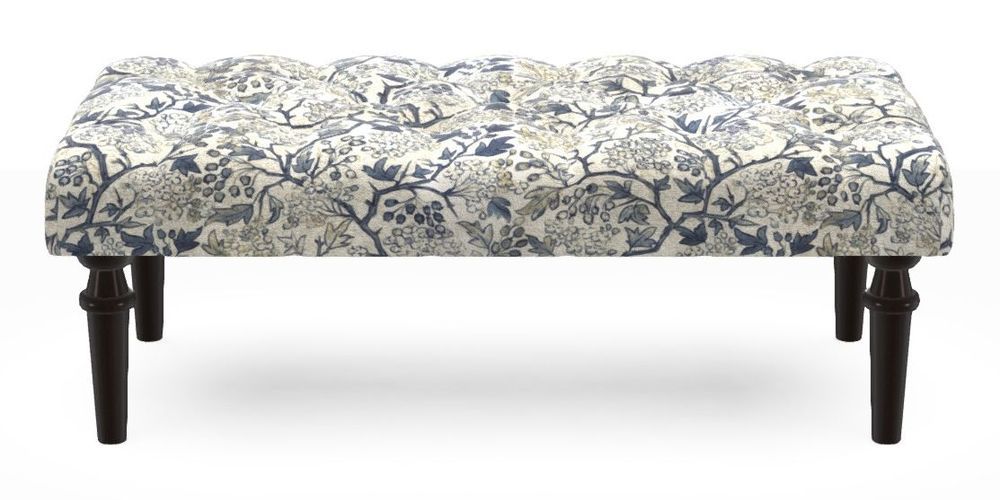 Small Buttoned Footstool