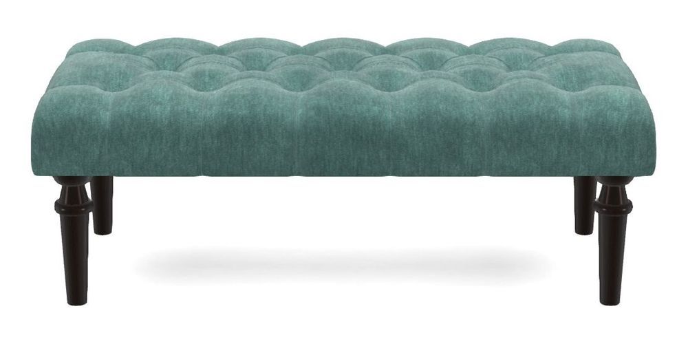 Small Buttoned Footstool