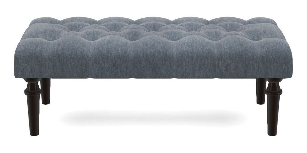 Small Buttoned Footstool