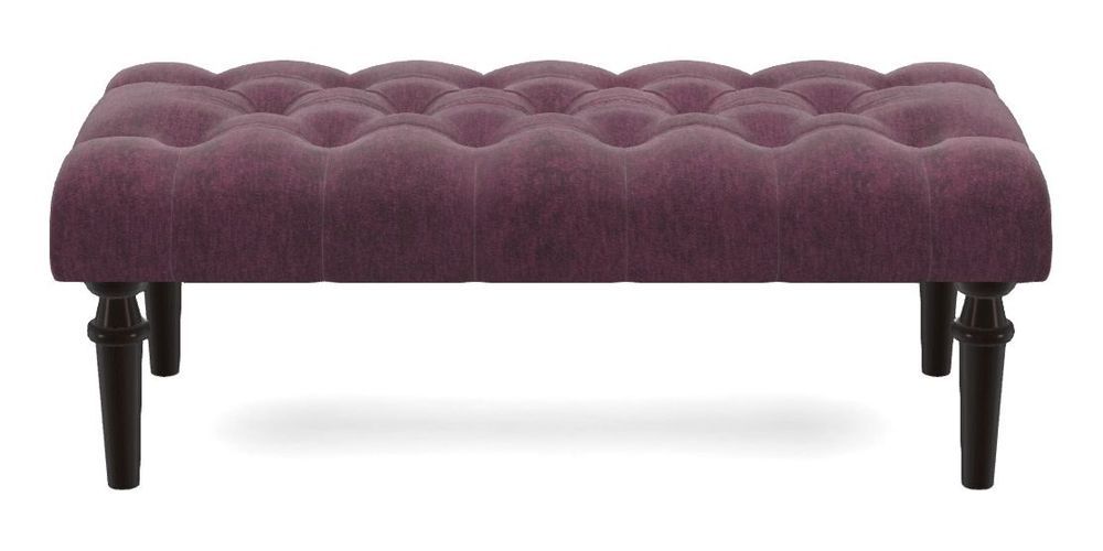 Small Buttoned Footstool