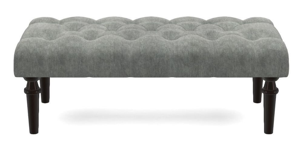 Small Buttoned Footstool