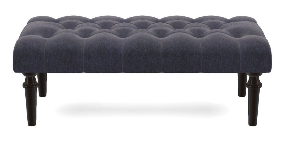 Small Buttoned Footstool