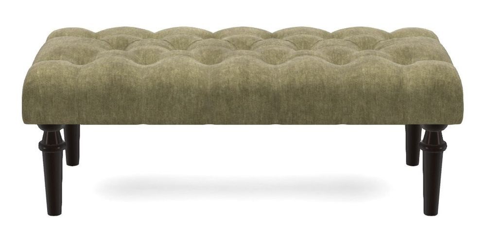 Small Buttoned Footstool